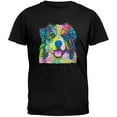 thumbnail image 1 of Australian Shepherd Neon Black Light Adult T-Shirt, 1 of 1
