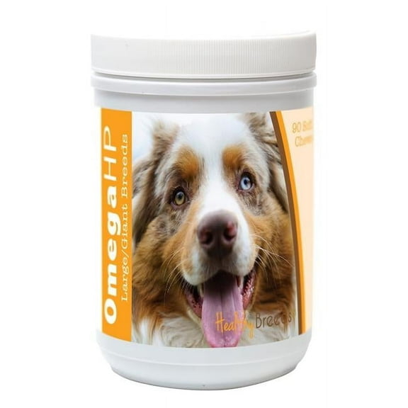 Australian Shepherd Omega HP Fatty Acid Skin & Coat Support Soft Chews, 90 Count