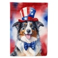 thumbnail image 1 of Australian Shepherd Patriotic Garden Flag 11.25 in x 15.5 in, 1 of 5