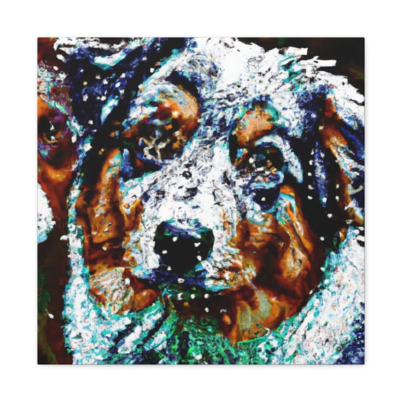 Australian Shepherd Portrait - Canvas