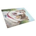 thumbnail image 1 of Australian Shepherd Scarlet Glass Cutting Board - Large, 1 of 1