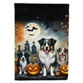 thumbnail image 1 of Australian Shepherd Spooky Halloween Garden Flag 11.25 in x 15.5 in, 1 of 5