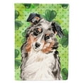 thumbnail image 1 of Australian Shepherd St. Patrick's Flag Canvas House Size, 1 of 4