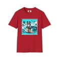 thumbnail image 1 of Australian Shepherd Wearing Hawaiian Shirt Surfer Dog, 1 of 10