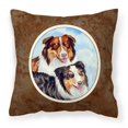 thumbnail image 1 of Australian Shepherd What a Pair Fabric Decorative Pillow, 1 of 1