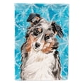 thumbnail image 1 of Australian Shepherd Winter House Flag, 1 of 4