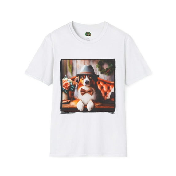 Australian Shepherd With Fedora Hat