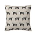 Australian Shepherds Cute Pillow Cover Decorative Throw Pillowcase Soft