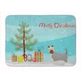 thumbnail image 1 of Australian Silky Terrier Christmas Tree Machine Washable Memory Foam Mat, 1 of 4