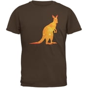 Australian Spirit Animal Kangaroo Brown Adult T-Shirt - Medium