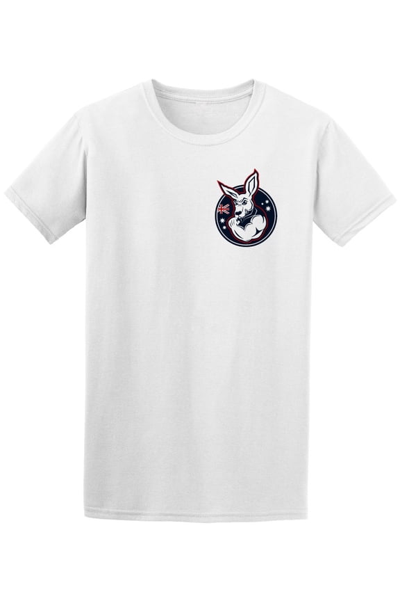 Australian Strong Kangaroo T-Shirt Men -Image by Shutterstock, Male Medium