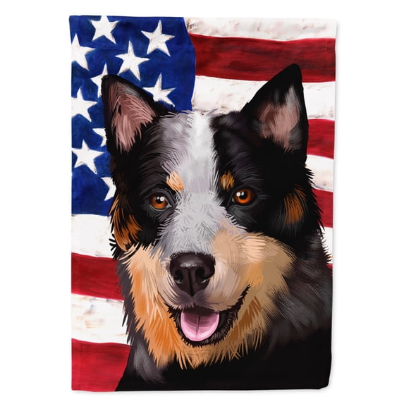 Australian Stumpy Tail Cattle Dog American Flag Garden Flag