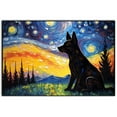 thumbnail image 1 of Australian Stumpy Tail Cattle Dog Watercolor Starry Night Van Gogh Painting Kits, Painting Watercolor Canvas, Canvas Suitable for Room Decor Cafe Decor Or Gift for Friends, 1 of 4