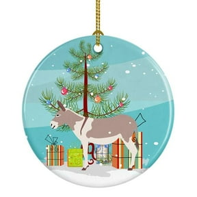 Australian Teamster Donkey Christmas Ceramic Ornament