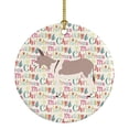 thumbnail image 1 of Australian Teamster Donkey Christmas Ceramic Ornament 2.8 in x 2.8 in, 1 of 3