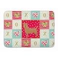 thumbnail image 1 of Australian Terrier Love Machine Washable Memory Foam Mat Red, 1 of 4
