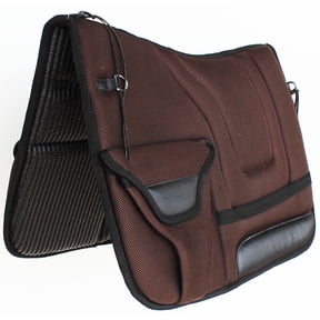 Australian Trail Rider Comfort Neoprene Saddle Pad w/ Bags Brown 109SP570BR