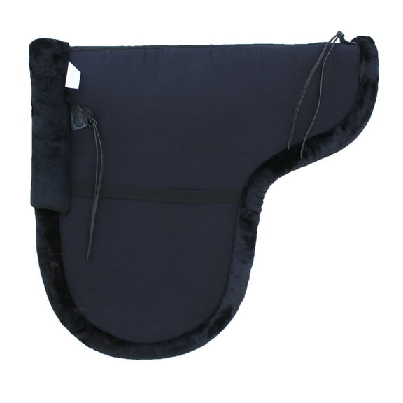 Australian Wool Felt Premium Shaped Trail Rider Comfort Pad Black 109SP565BK