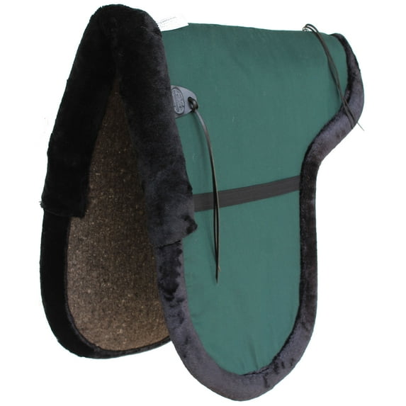 Australian Wool Felt Premium Shaped Trail Rider Comfort Pad Green 109SP565GR