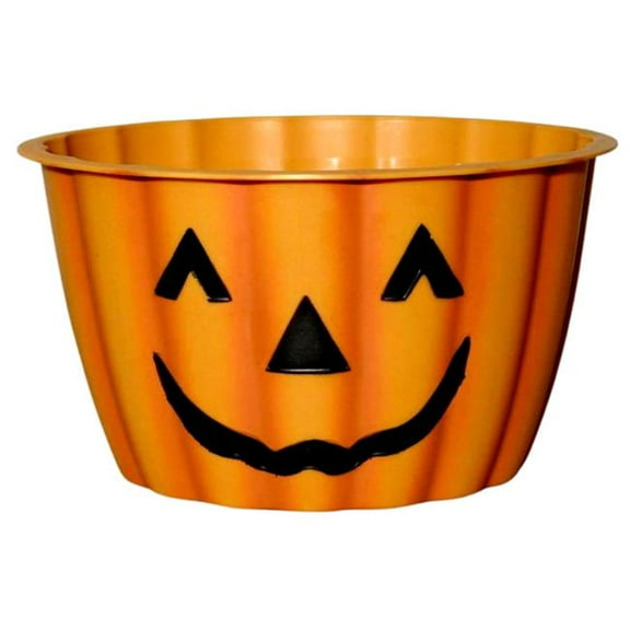 Austram 810500 10 in. Plastic Pumpkin Planter with Face