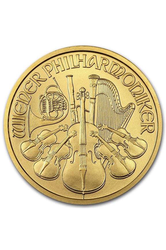 Austria 1/2 oz Gold Philharmonic BU (Random Year)