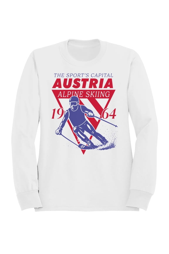 Austria Alpine Skiing 1964 Design Women's Sweatshirt
