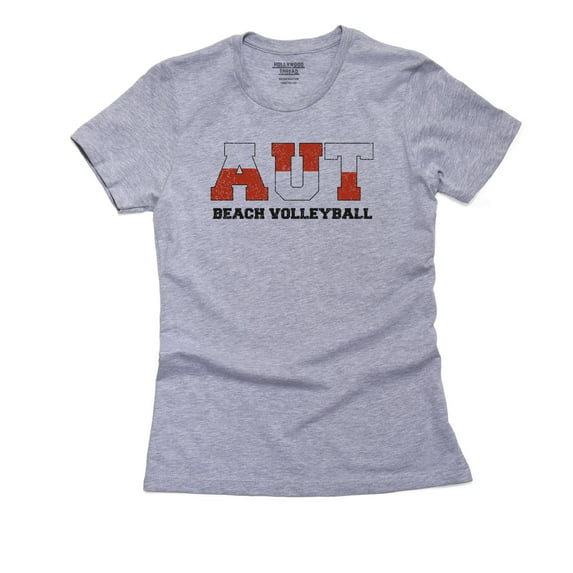 Austria Beach Volleyball - Olympic Games - Rio - Flag Women's Cotton Grey T-Shirt