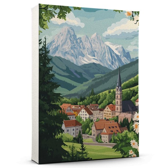 Austria Canvas, Travel Canvas, City Prints Wall Decor, Austria country Canvas Decor, Austria Travel Canvas, Austria country Canvas - 106AZ80
