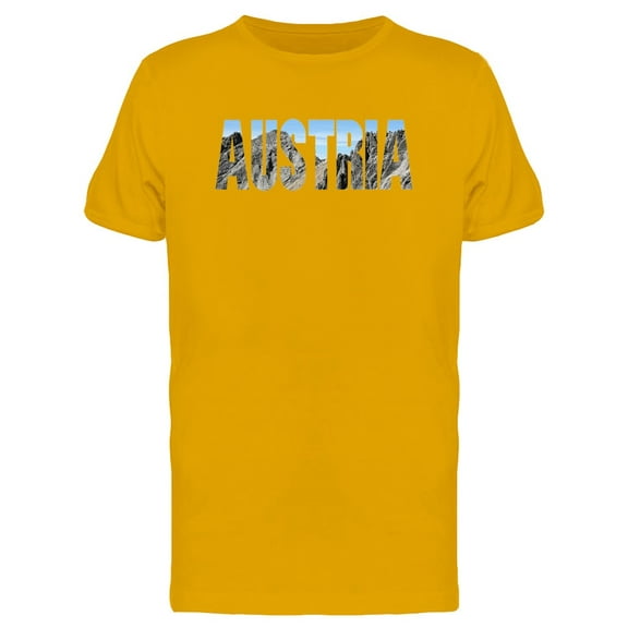 Austria Cool Travel Lovers Quote T-Shirt Men -Image by Shutterstock, Male Small