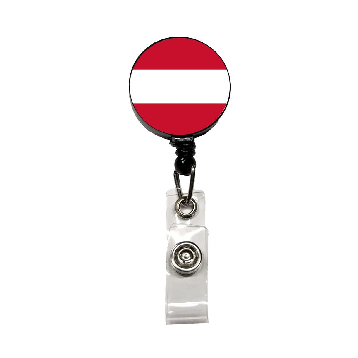 Austria Country Flag Retractable Reel ID Badge Key Card Name Tag Holder ...