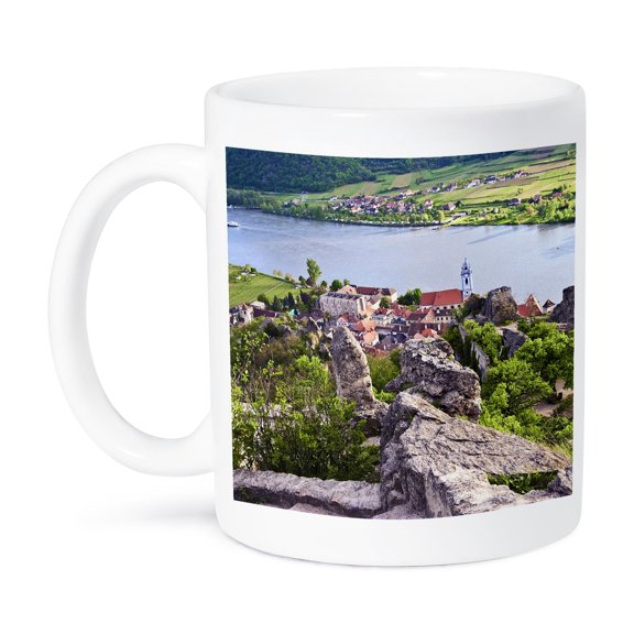 3drose, Austria, Durnstein, Wachau Valley, Danube River - Eu03 Mgl0036 - Miva Stock, 11oz Mug