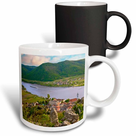 Austria, Durnstein, Wachau Valley, Danube River - Eu03 Mgl0044 - Miva Stock, 11oz Magic Transforming Mug
