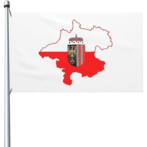 Austria Flag 3x5 Ft - Polyester Lightweight Flags Grommets for Party Decorations, Sports Events Decorations