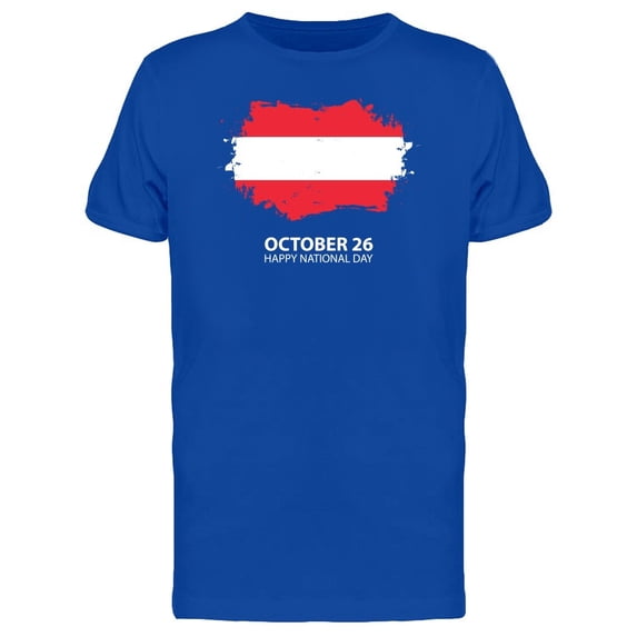 Austria Flag Happy National Day Tee Men's -Image by Shutterstock