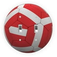 thumbnail image 1 of Austria Flag Soccer Ball Design - Round Light Switch Plate Cover - Double Toggle, 1 of 1