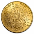 thumbnail image 1 of Austria Gold 100 Coronas Coin BU (Random), 1 of 3
