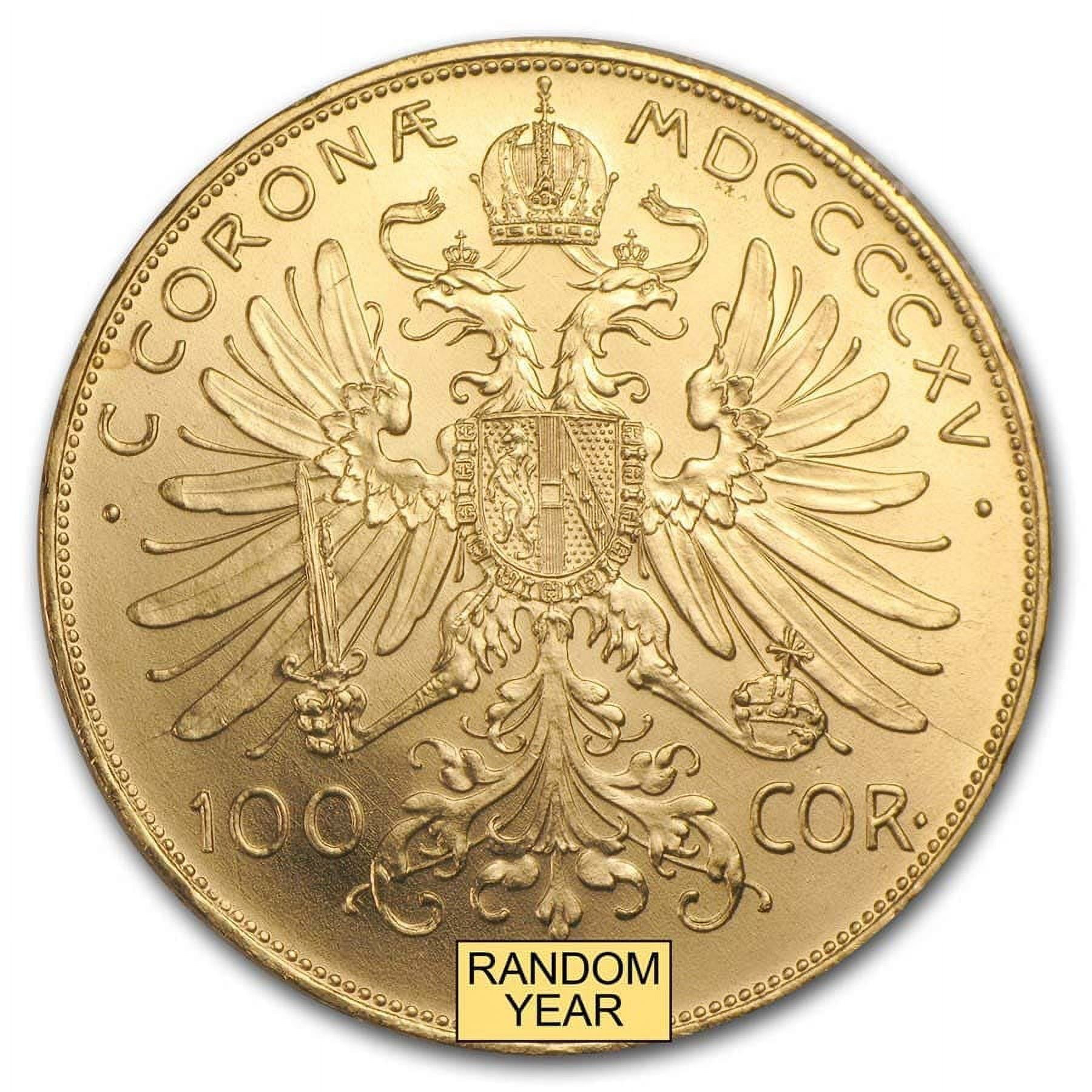 AUSTRIAN MINT Austria Gold 100 Coronas Coin BU (Random)
