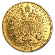 Austria Gold 20 Coronas AU Random