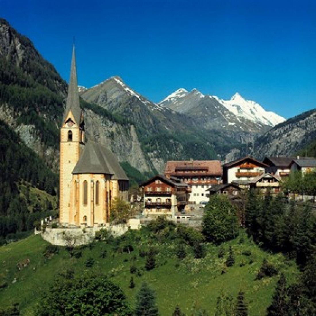 Austria Hohe Tauern Alps Canvas Art - Ric Ergenbright DanitaDelimont (23 x 23)