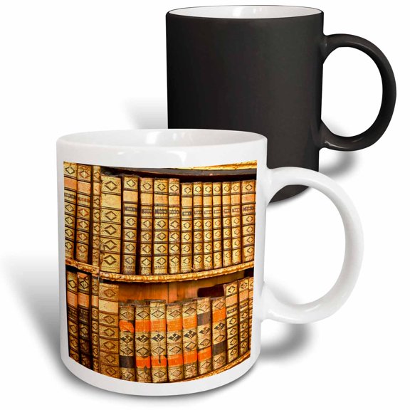 3drose, Austria, Melk Abbey Library-eu03 Rdu0016 - Richard Duval, 11oz Magic Transforming Mug