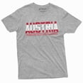 thumbnail image 1 of Austria T-Shirt Mens Austrian Coat Of Arms Patriotic Independence Day Flag Teeshirt (4X-Large Grey), 1 of 6