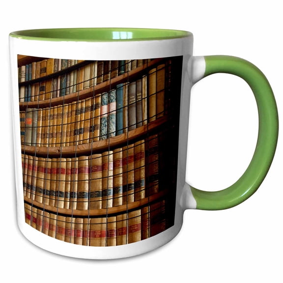 3drose, Austria, Wachau Valley, Melk Abbey, Library-eu03 Cmi0065 - Cindy Miller Hopkins, 11oz Two-tone Green Mug