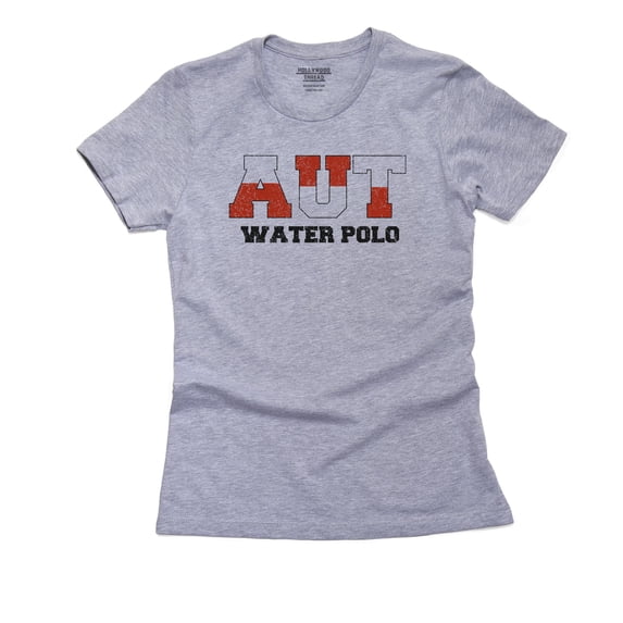 Austria Waterpolo - Olympic Games - Rio - Flag Women's Cotton Grey T-Shirt