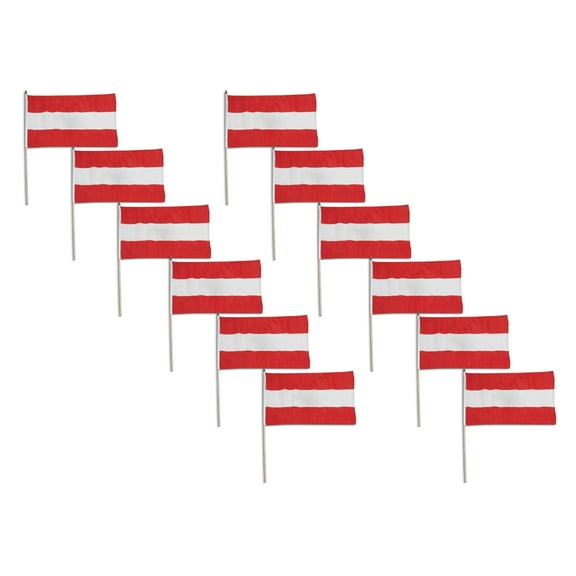 Austria flag 12 x 18 inch - 12 PK