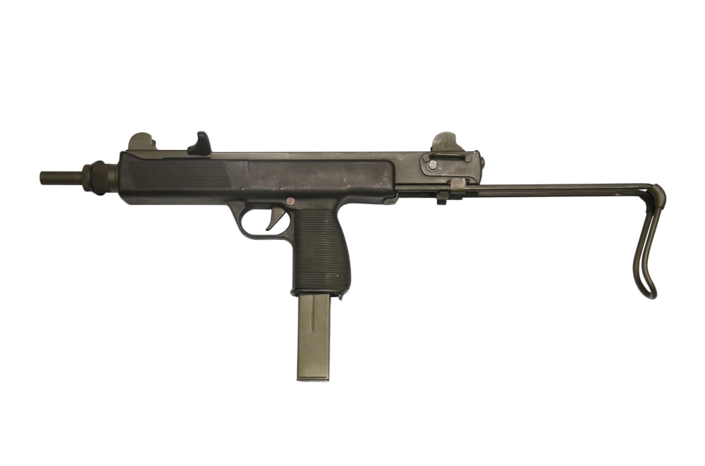 Austrian 9mm Steyr MPi 81 submachine gun Canvas Art - Andrew ChittockStocktrek Images (35 x 23)