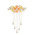 thumbnail image 1 of MUCHENGGIFT Austrian Crystal Hair Clips, White Sparkly Rhinestones Hairpins Barrettes, Cryatal Hollow out Flower Hairgrip Hair Headwear Hair Accessories for Women Girls, 1 of 4