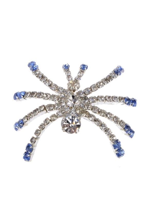Austrian Crystal Rhinestone Halloween Creepy Spider Insect Fashion Pin Brooch