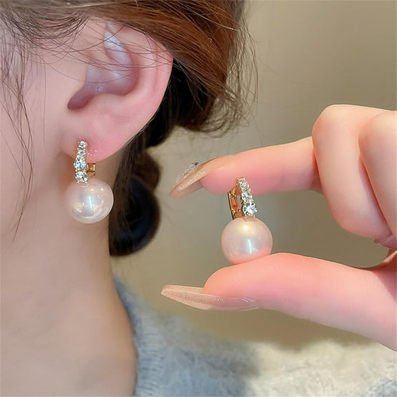 Austrian Crystal Tear Op Rback Dangle Earrings For Women Fashion 14K Gold Plated Hypoallergenic Jewelry[o2468]