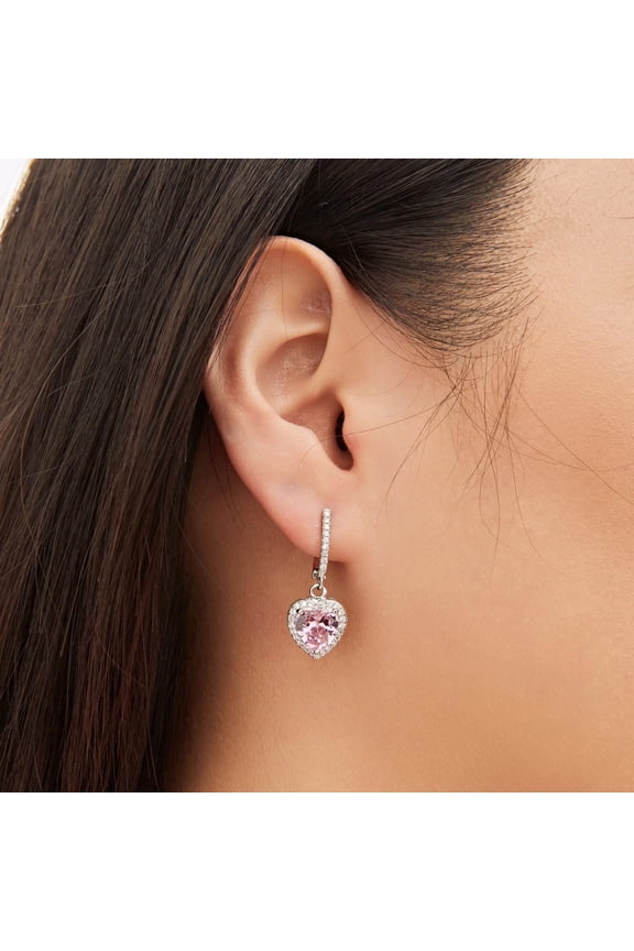 Austrian Crystal Tear Op Rback Dangle Earrings For Women Fashion 14K Gold Plated Hypoallergenic Jewelry[o2477]