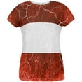 thumbnail image 1 of Austrian Flag Distressed Grunge All Over Womens T Shirt Multi SM, 1 of 2